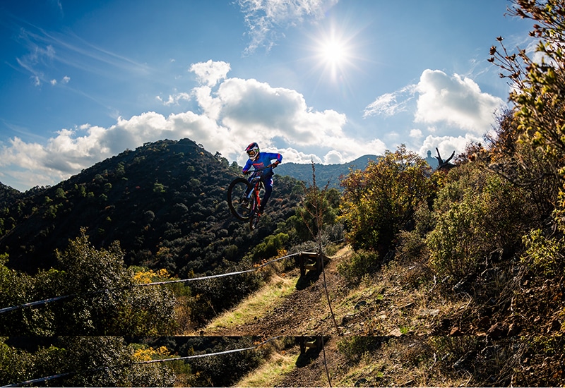 image A minute with Andreas Theodorou, professional mountain bike racer