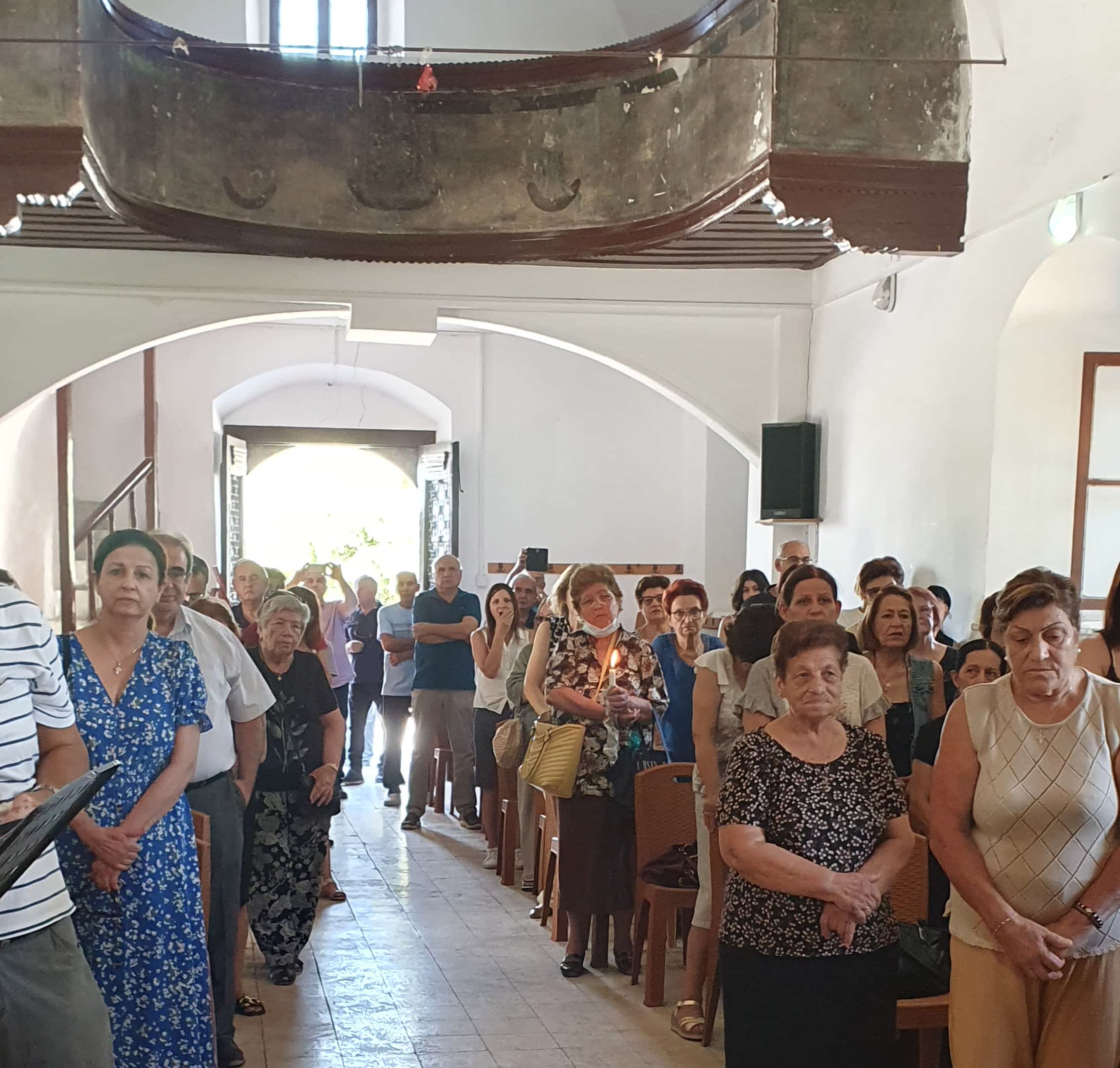 image Church service held at Kythrea in the north