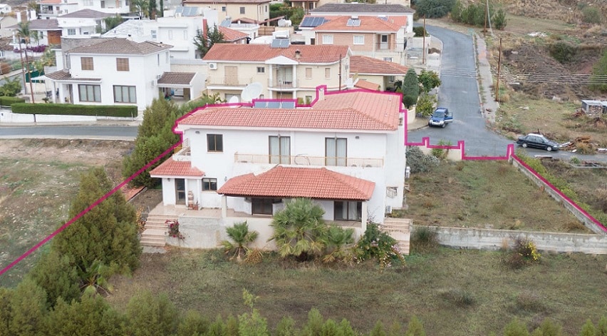 Two-storey house with a spacious yard in Mitsero, Nicosia