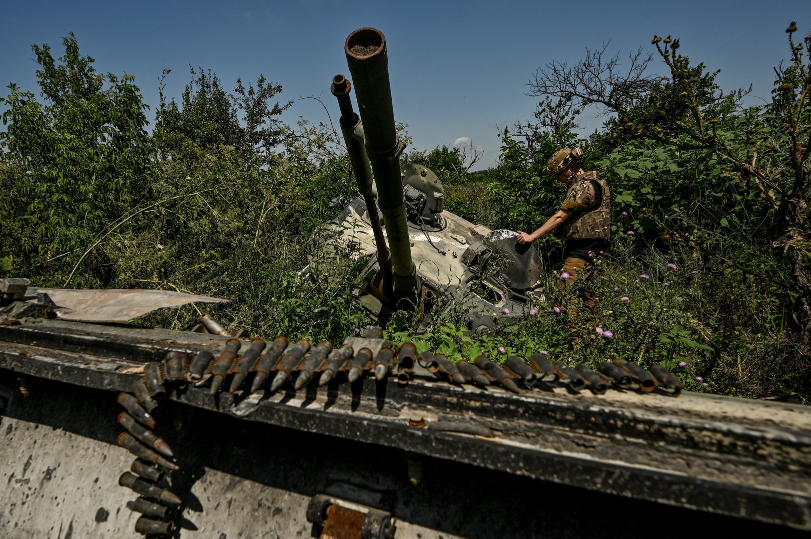 image Russian journalist killed, three wounded near Ukraine frontline