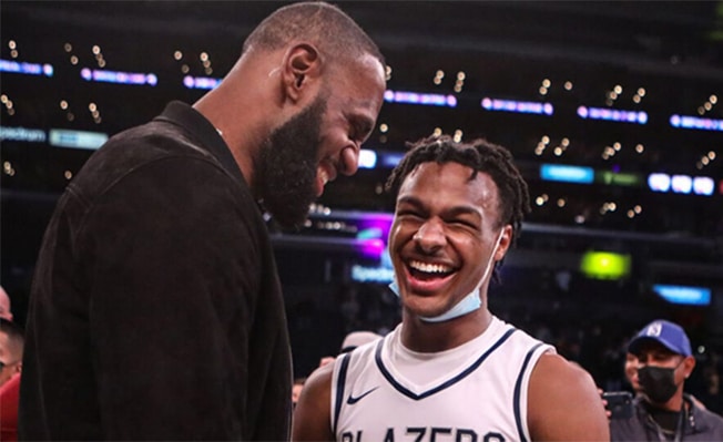 image Bronny James released from hospital after cardiac arrest