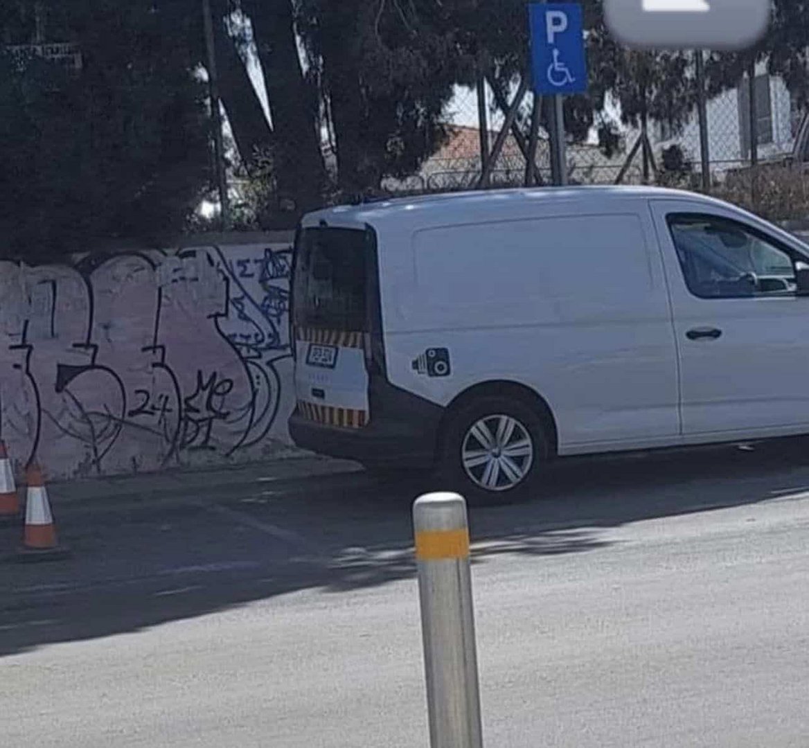 image Social media outrage over mobile camera van parked in disabled parking bay