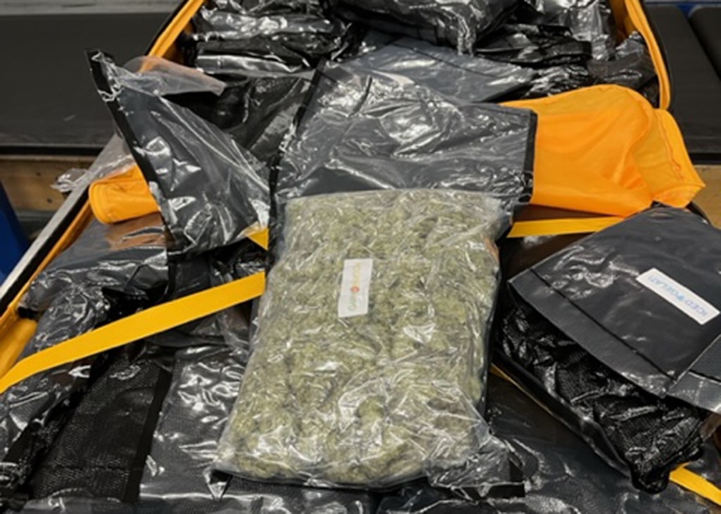 image 36kg of cannabis found in luggage at Larnaca airport (updated)