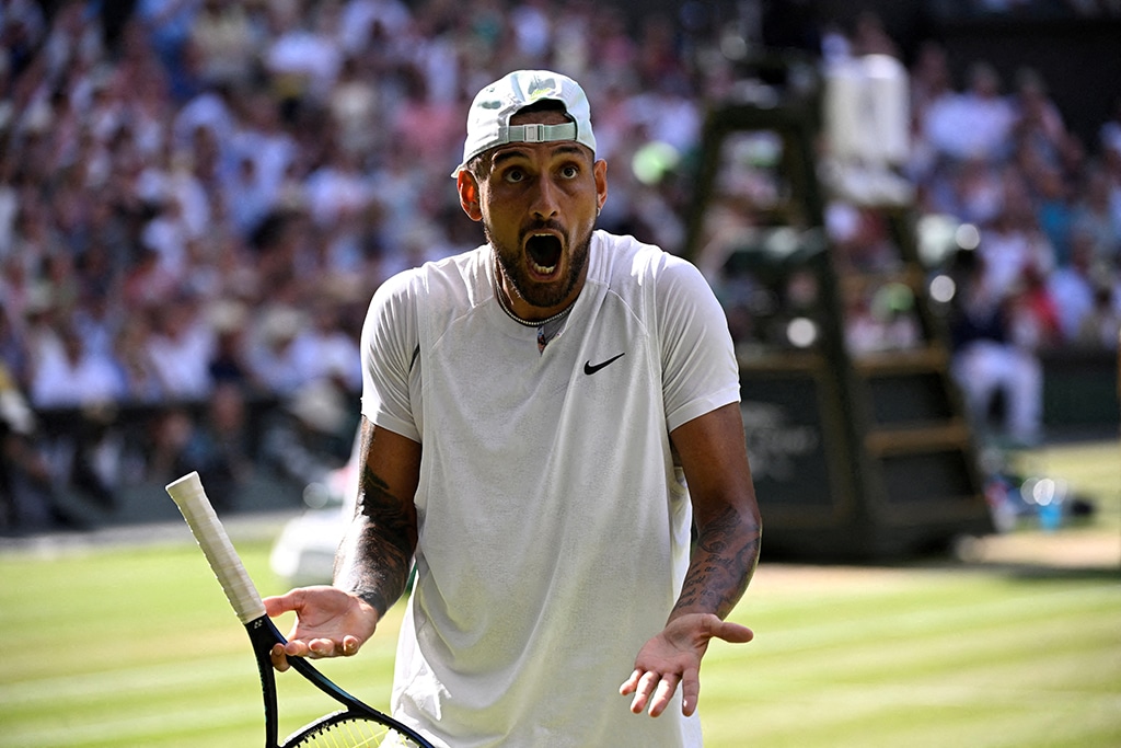 image Kyrgios tempers Wimbledon expectations with fitness still a concern