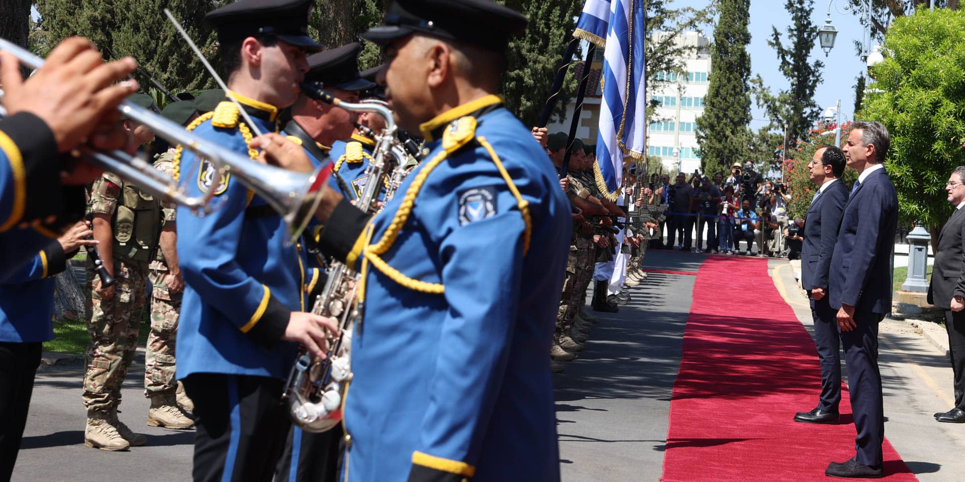 image Greek and Cyprus leaders focus on cooperation (video)