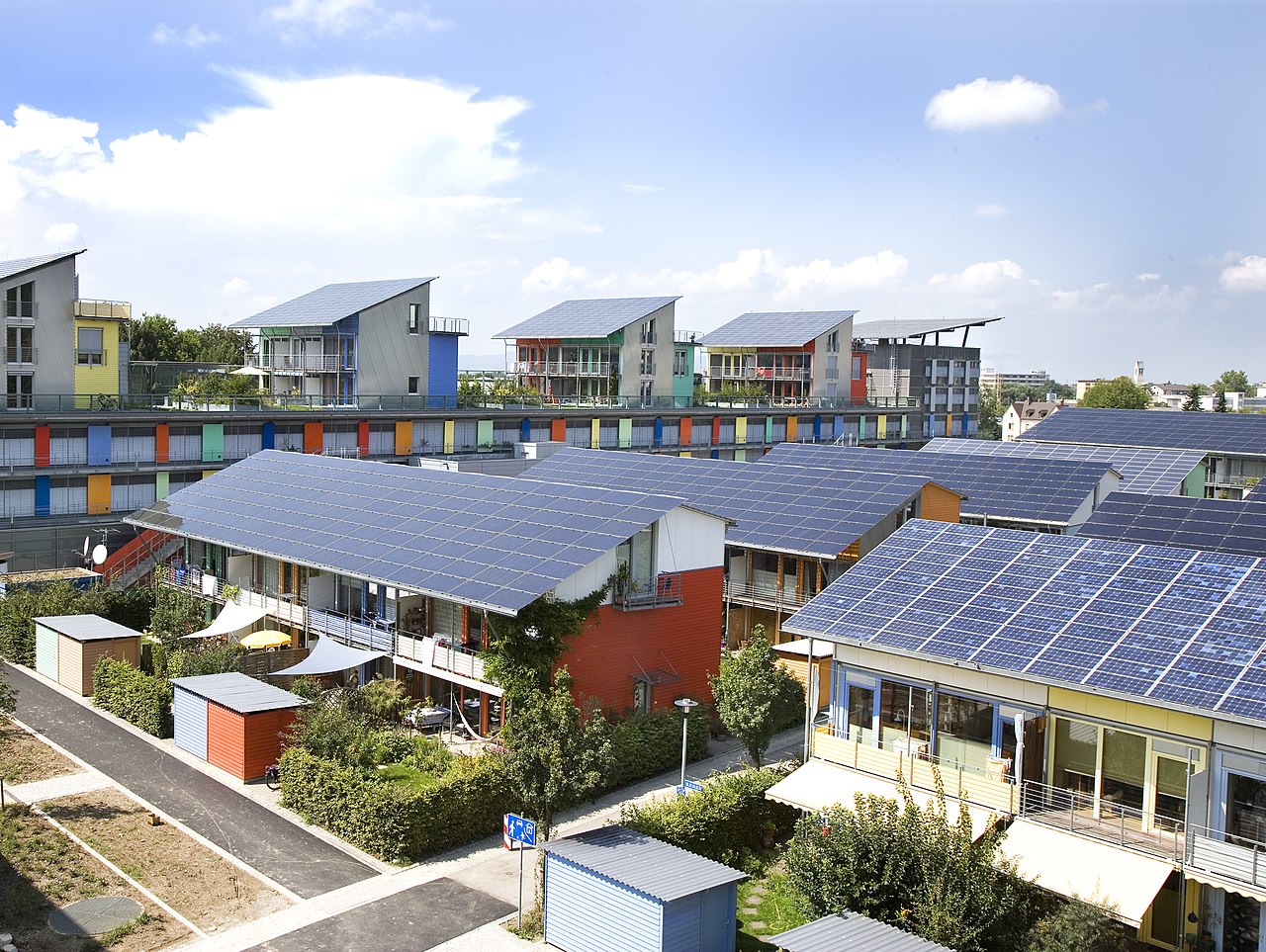 solar powered community in germany