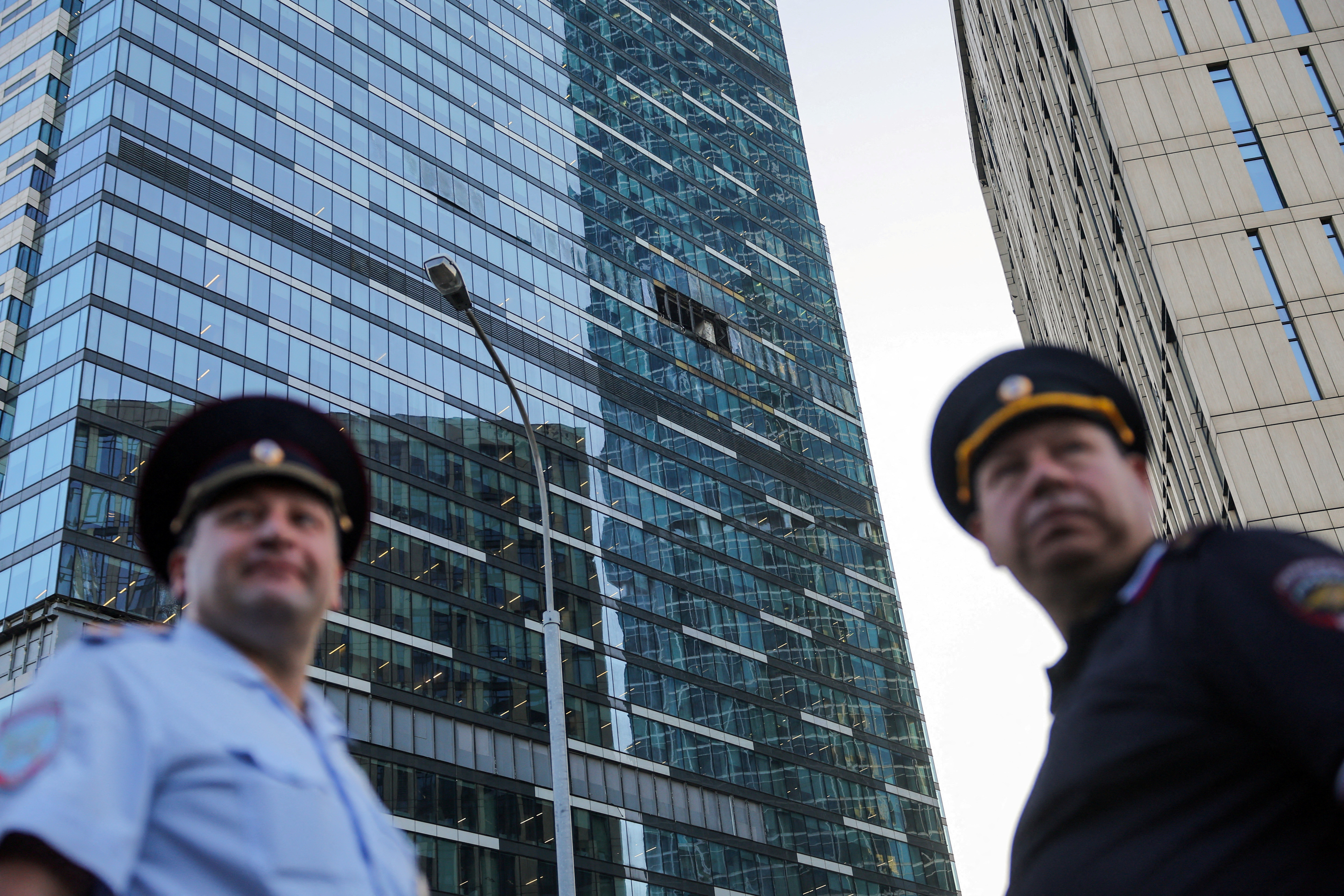 image Russia shoots down two Ukrainian drones near Moscow