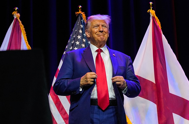 image Trump’s threatening post flagged by US prosecutors to judge