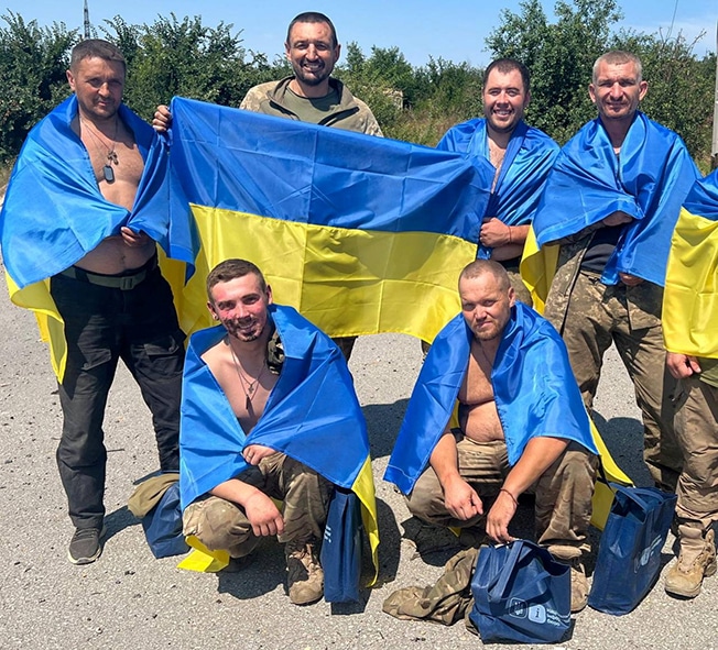 image Ukraine says 22 soldiers return in latest prisoner swap with Russia