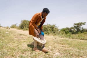 mustafa sofian after being repatriated by the iom, in harar