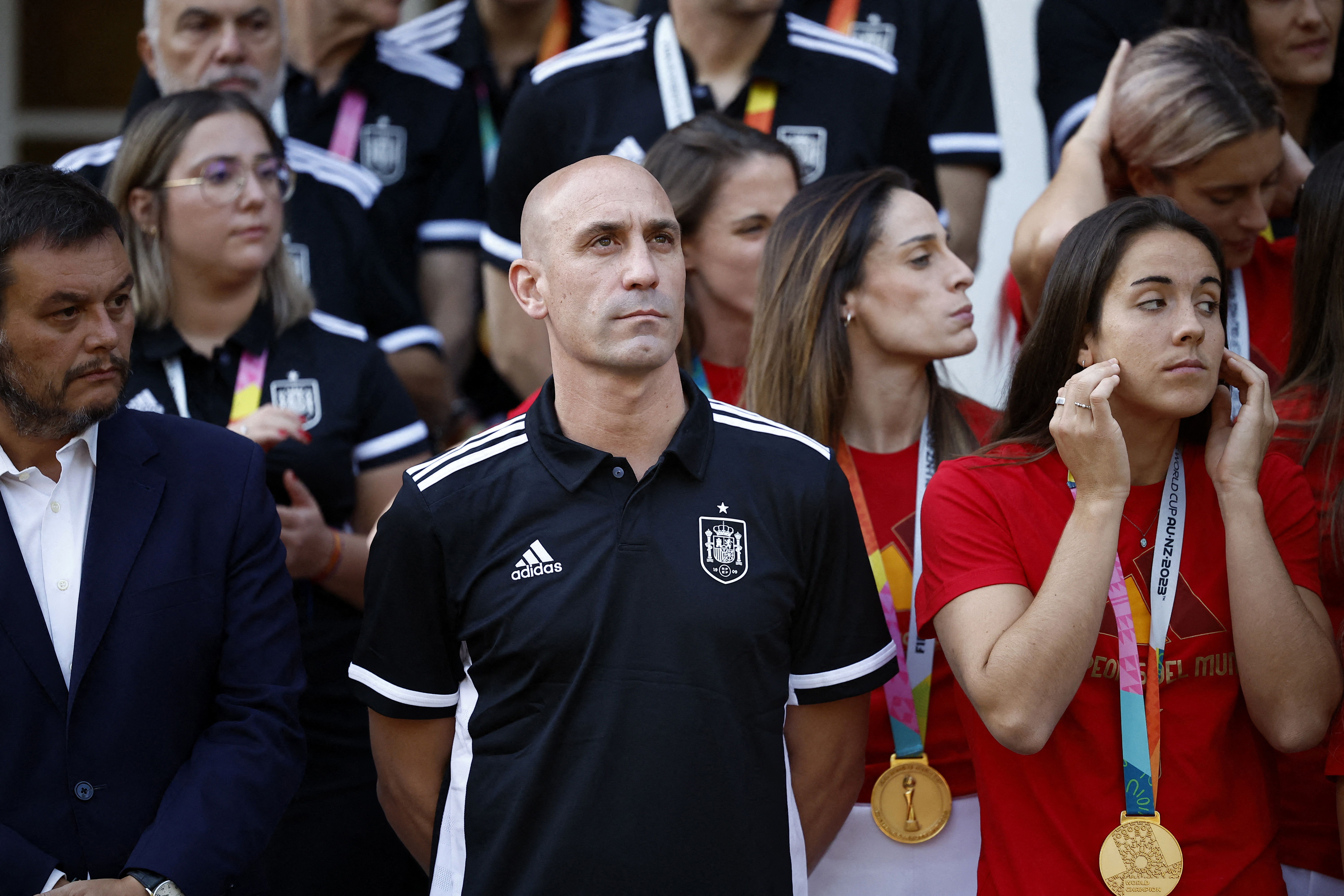 image Spanish federation chief refuses to resign over kiss scandal
