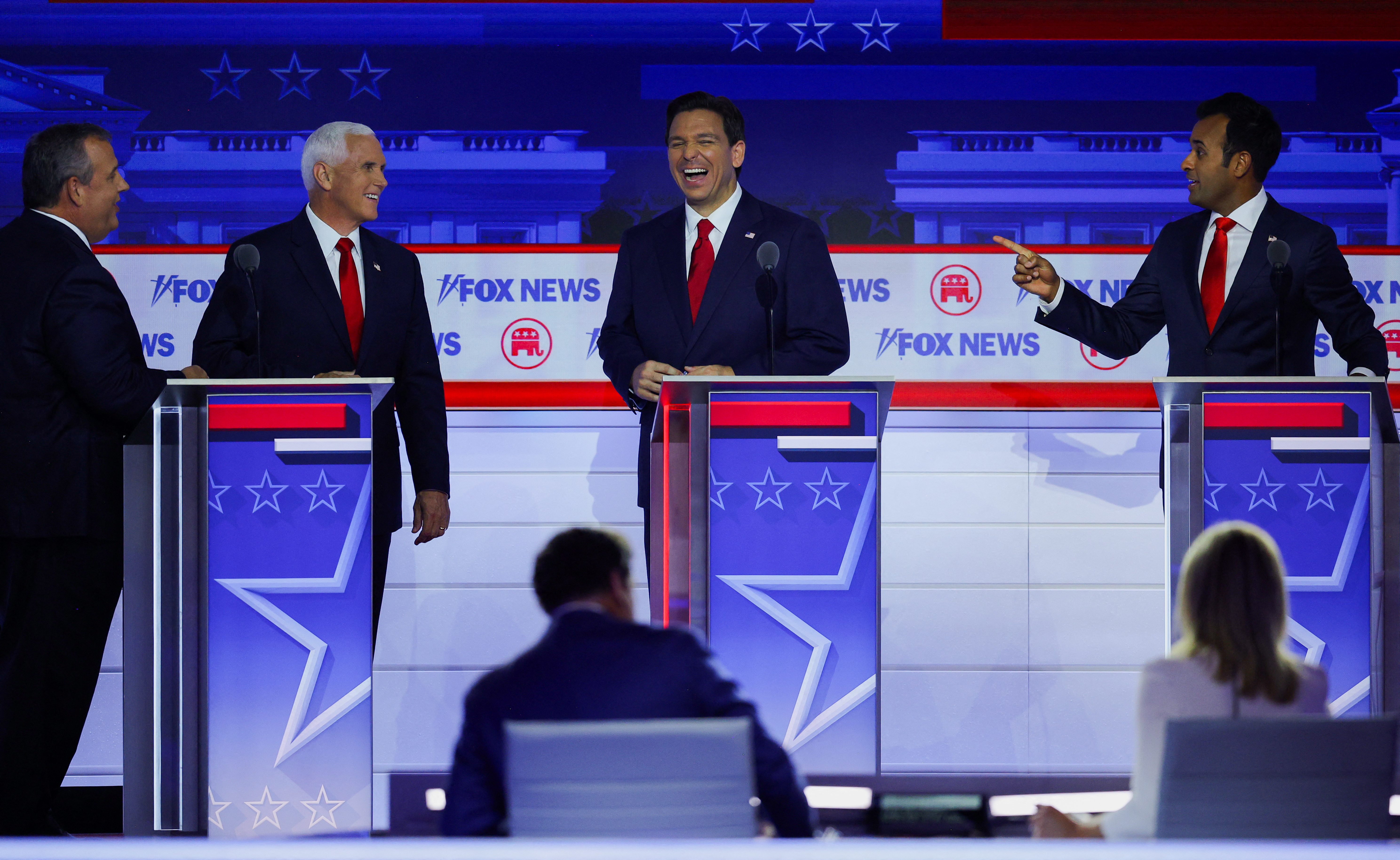 image Republican rivals trade attacks at first 2024 debate, key takeaways