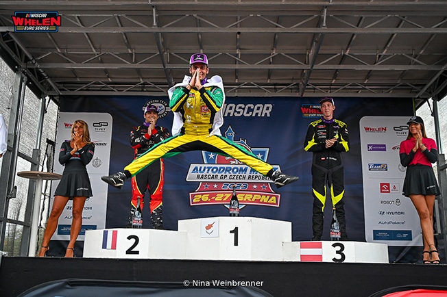 image Tziortzis remains EuroNASCAR leader with two rounds to go