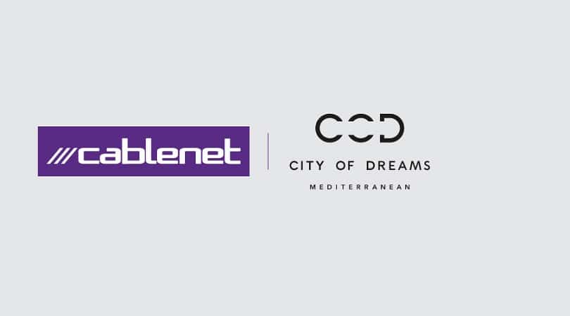 image City of Dreams Mediterranean, Cablenet enter strategic tie