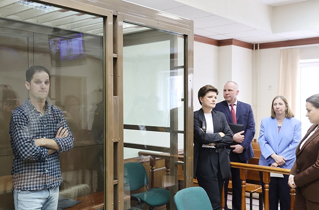 image US reporter Gershkovich appeals latest extension of detention in Russia