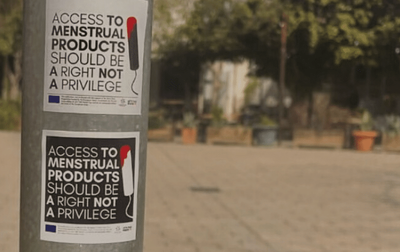 feature3 an awareness capaign via stickers in the streets of the streets