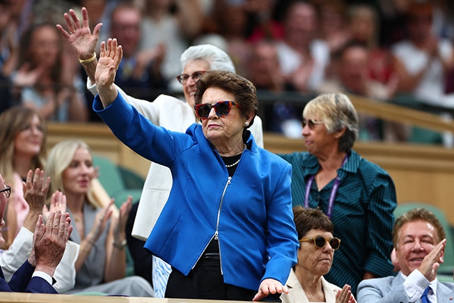 image King celebrates 50-year pay equity milestone at US Open