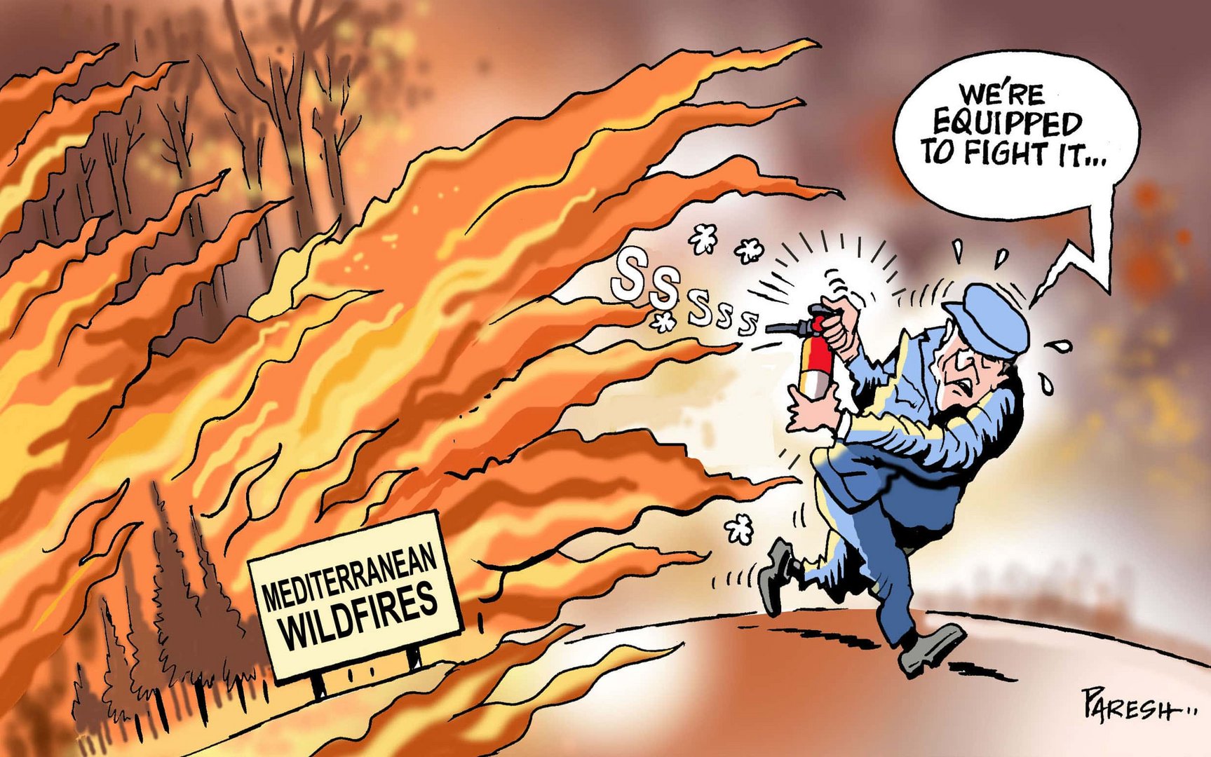 mediterranean fires