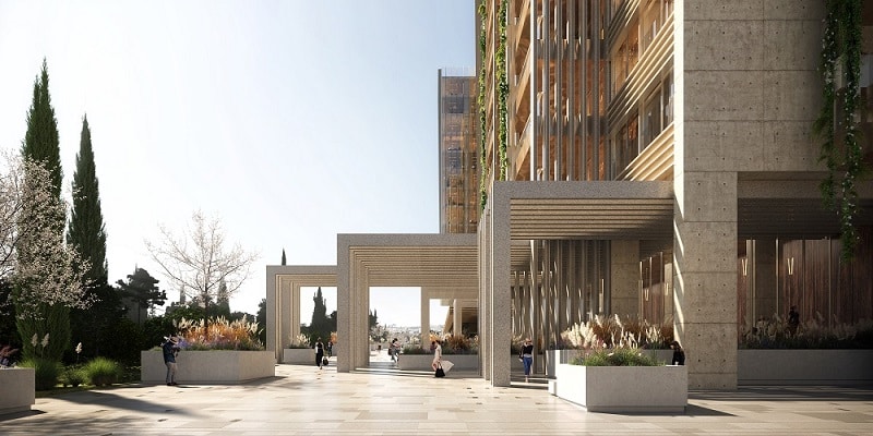 Landmark Nicosia Residential Tower grand entrance
