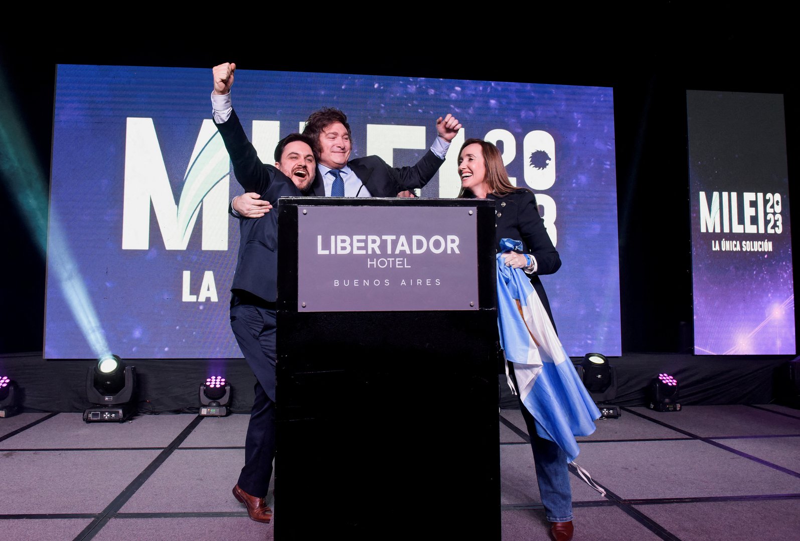image Argentina markets under pressure after far-right vote win