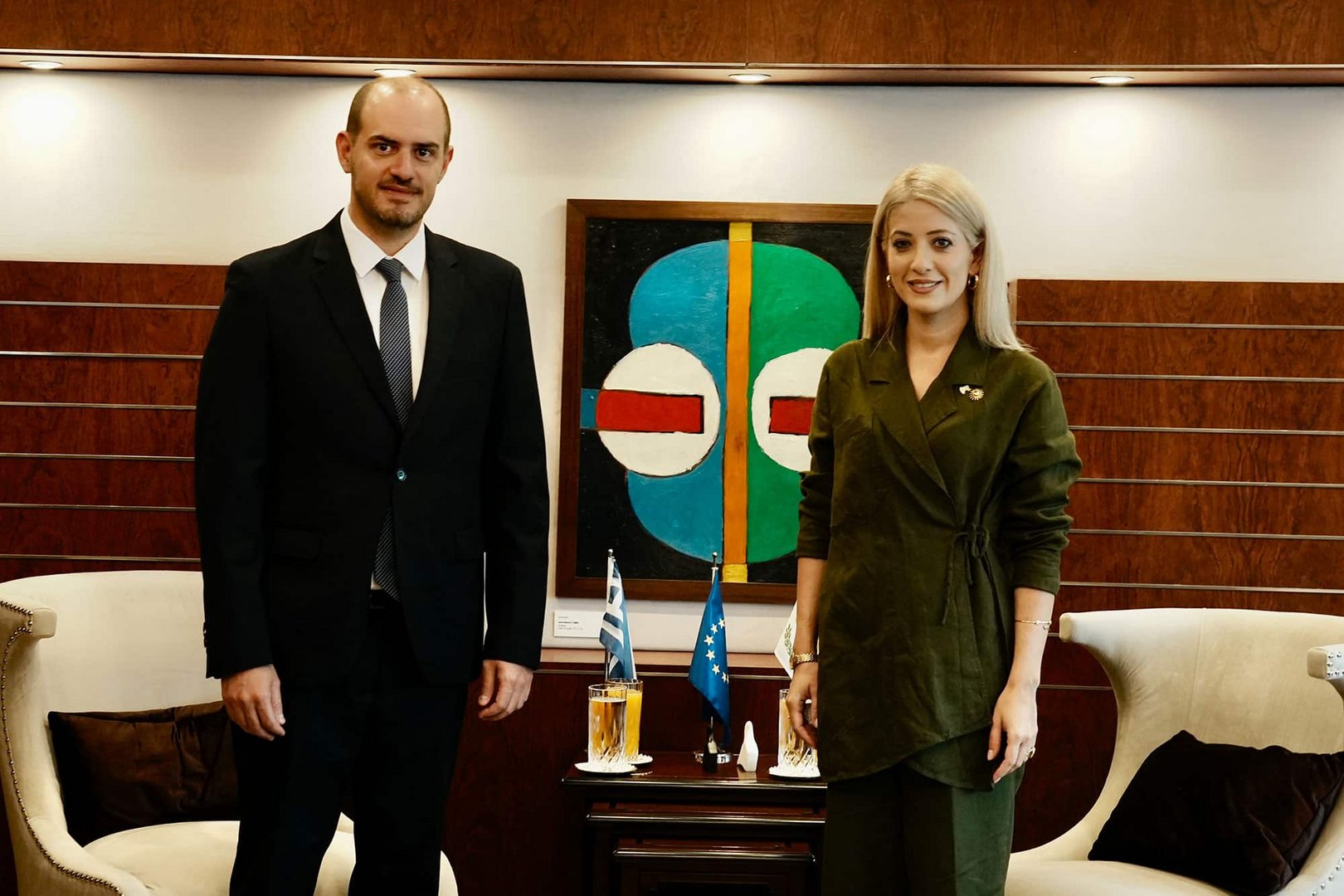 image Diaspora the focus of House president meeting with Greek minister