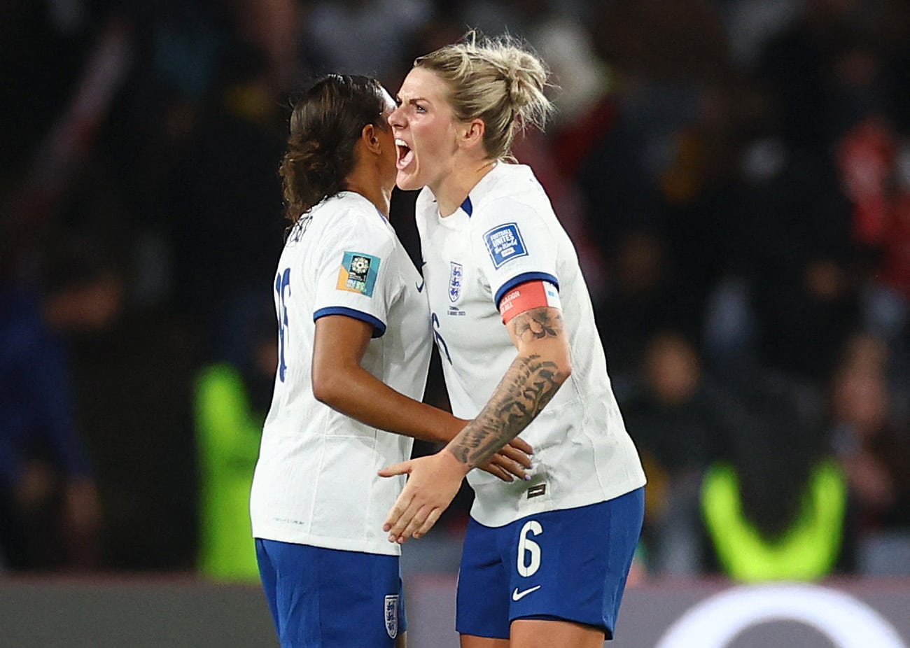 image Russo&#8217;s second-half goal lifts England into World Cup semi-finals