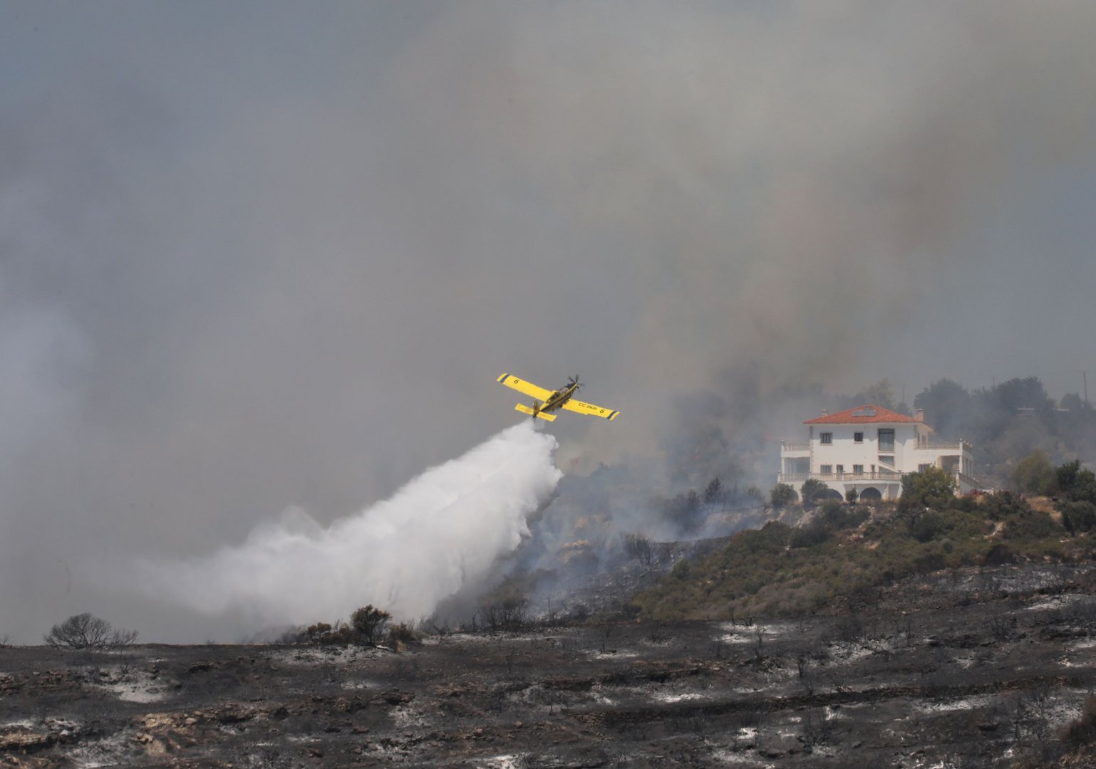 image Akrotiri blaze under control