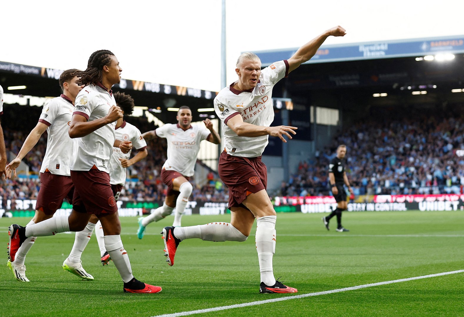 image Haaland back in the groove with double as Man City win at Burnley