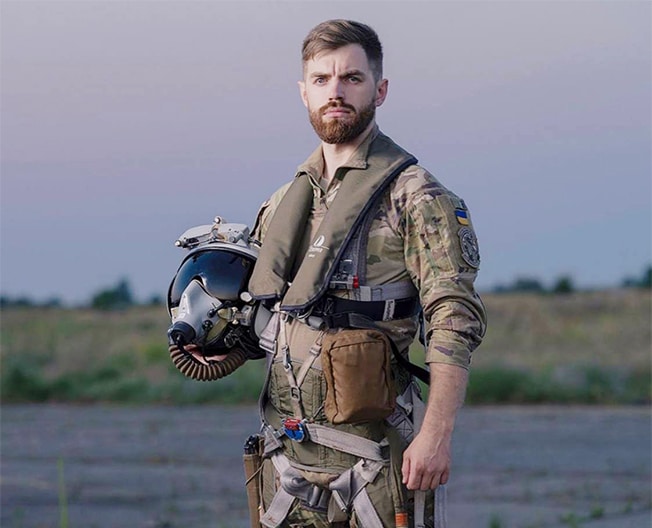 image Ukraine mourns ace fighter pilot &#8216;Juice&#8217; killed in collision