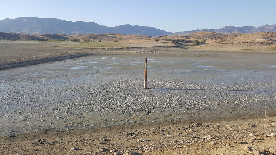 image Kanli reservoir completely dries up