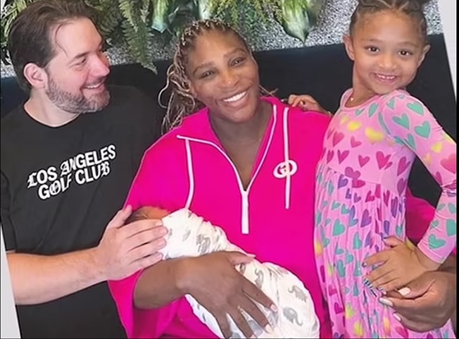 image Serena Williams gives birth to second child