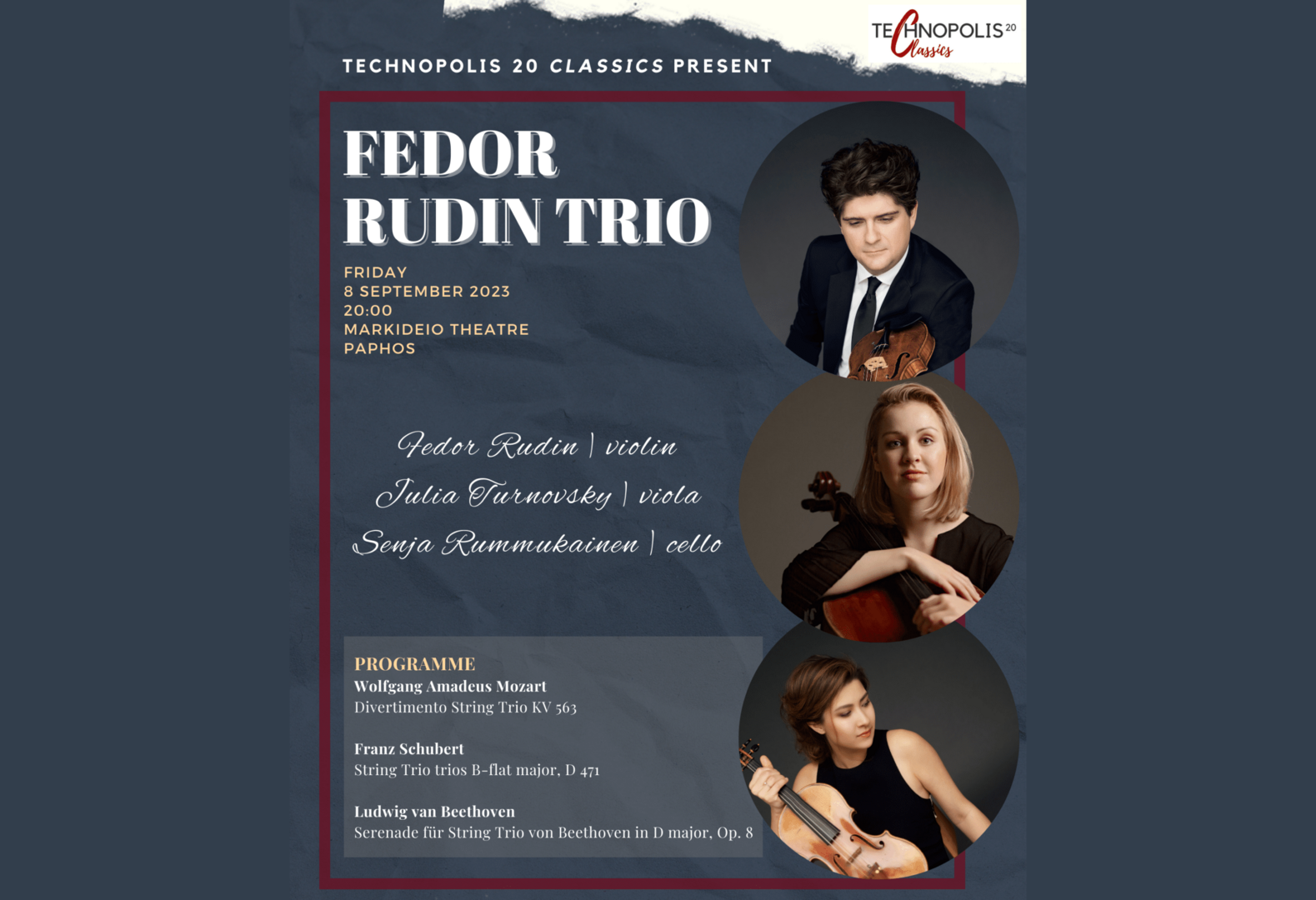 image Fedor Rudin Trio playing in Paphos
