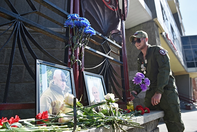 image Investigators trawl site of crash believed to have killed Prigozhin