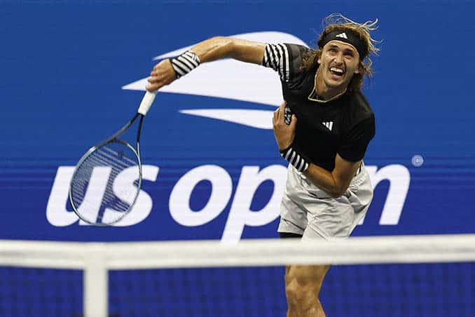 image Fan ejected from Zverev&#8217;s US Open match over &#8216;Hitler phrase&#8217;