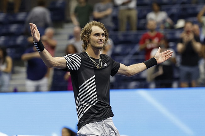 image Zverev edges out Sinner in five-set US Open epic