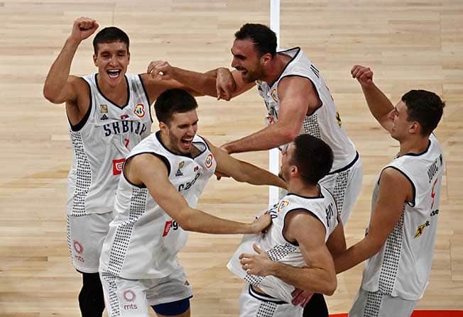 image Serbia beat Canada to reach Basketball World Cup final