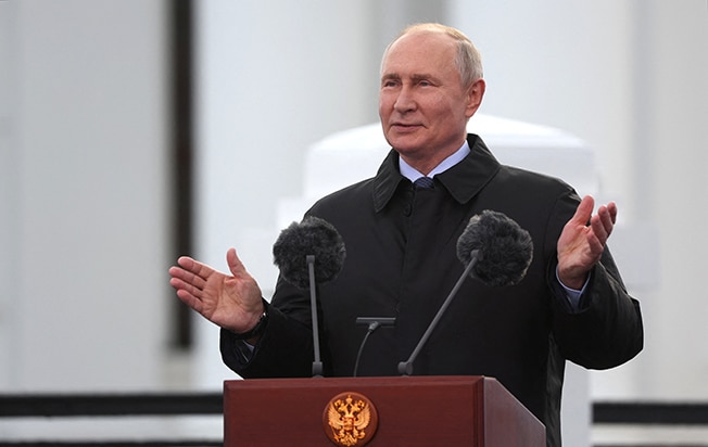 image Russia’s Putin sends the West a warning over nuclear testing