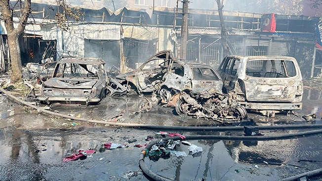 image Evidence suggests errant Ukrainian missile caused market deaths