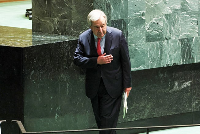 image UN chief laments &#8216;naked greed&#8217; of fossil fuel interests