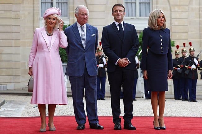 image King Charles greeted in France with pomp, diplomacy on state visit