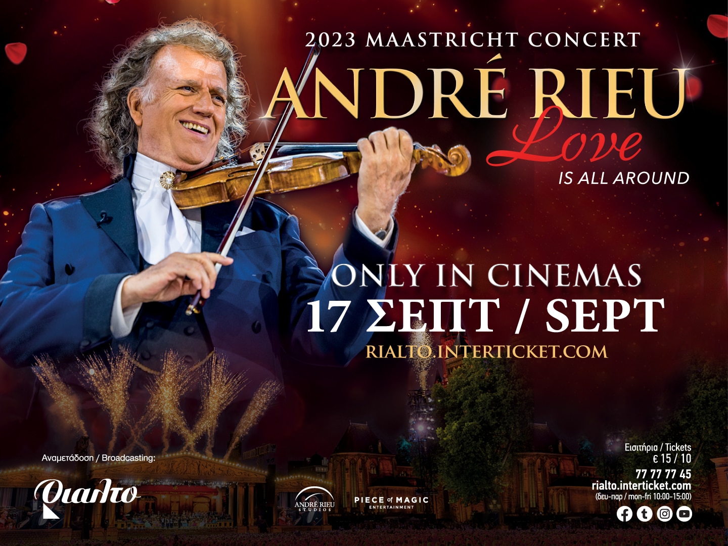 image André Rieu&#8217;s 2023 Maastricht concert comes to Rialto