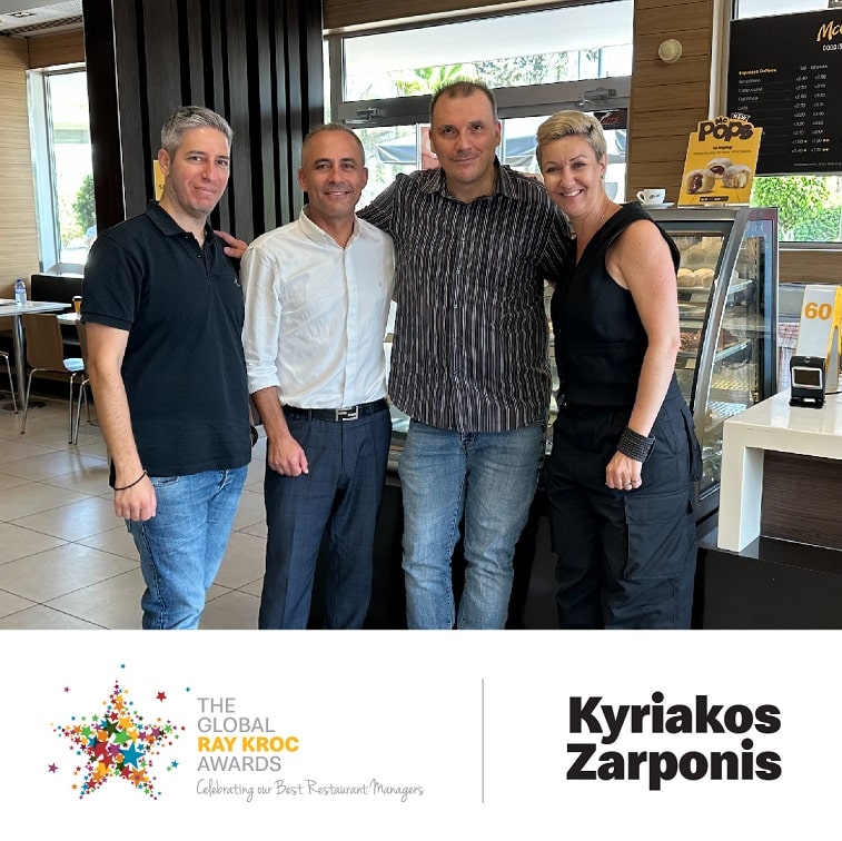 Ray Kroc award winner Kyriakos Zarponis
