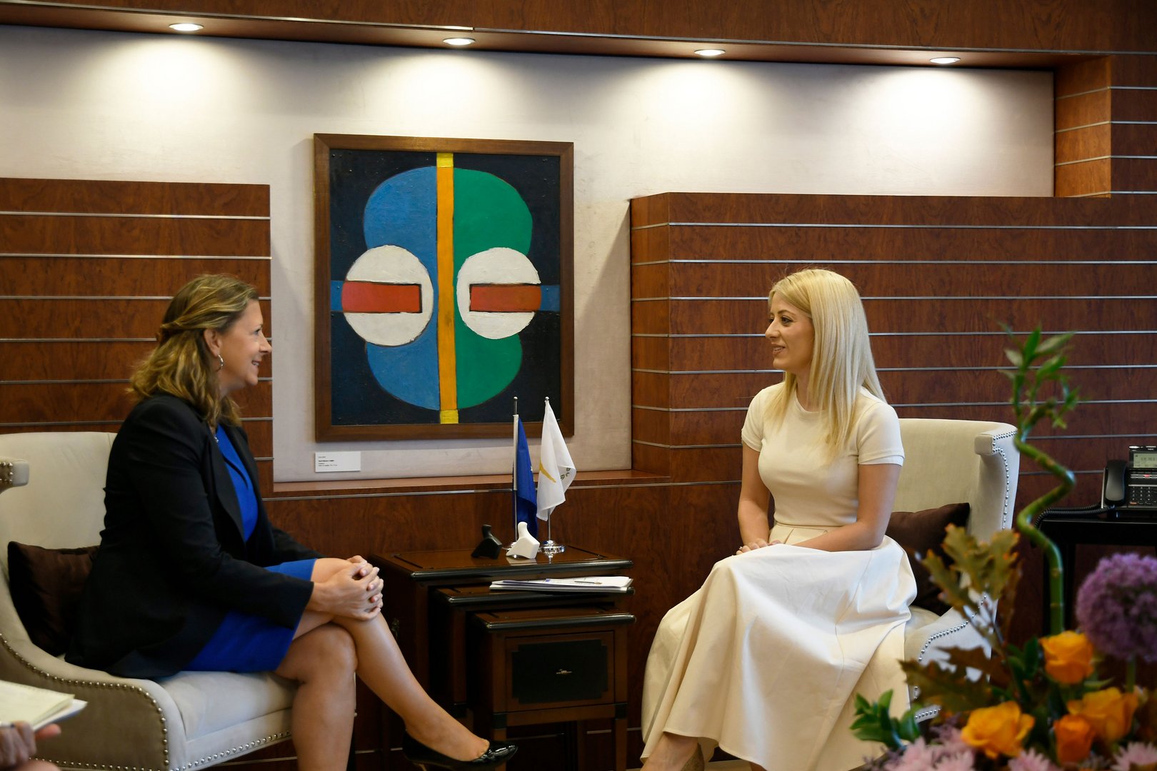 image Demetriou stresses international law in Cyprus solution talks