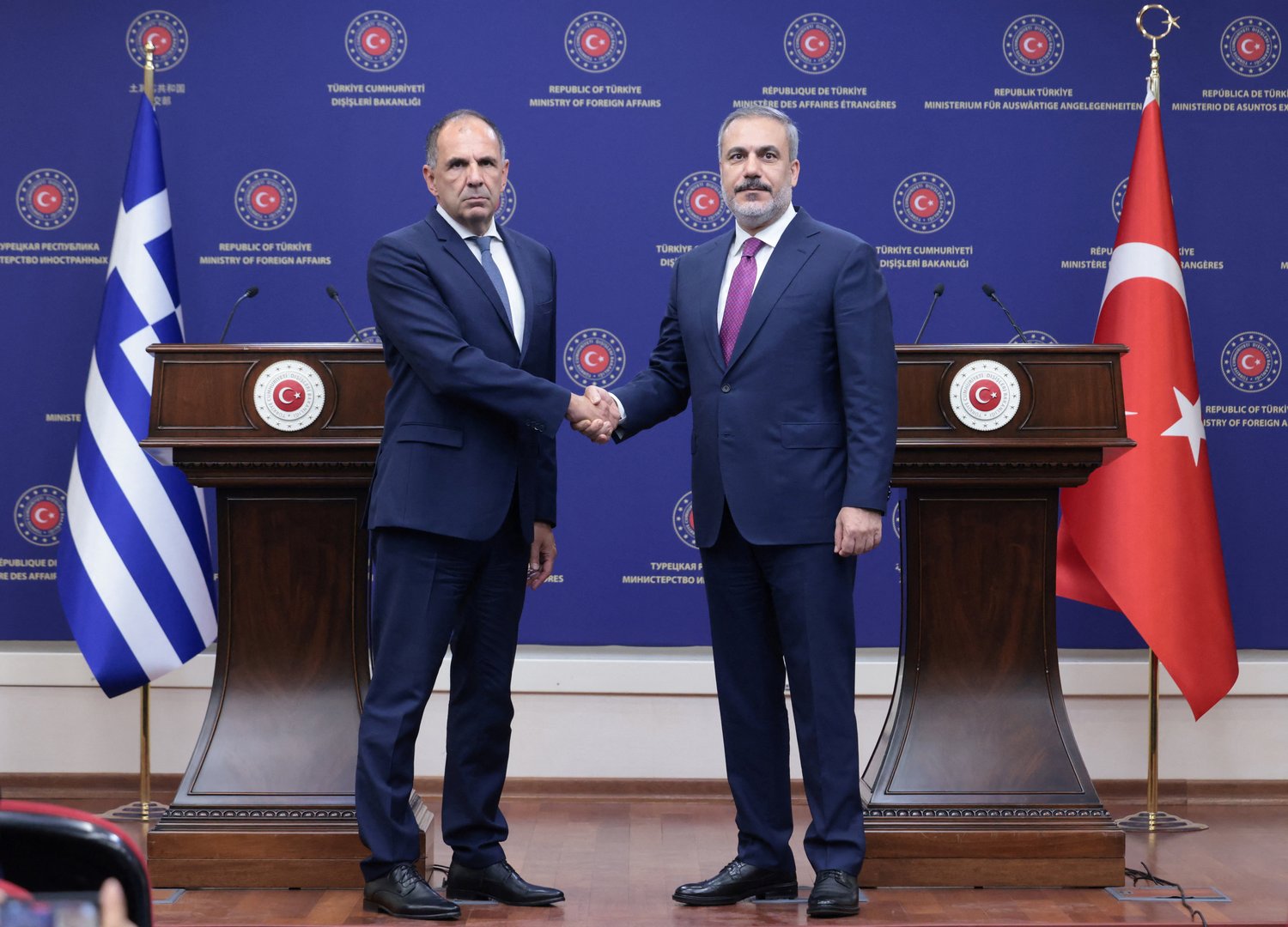 image Cyprus discussed at meeting between Turkish and Greek FMs