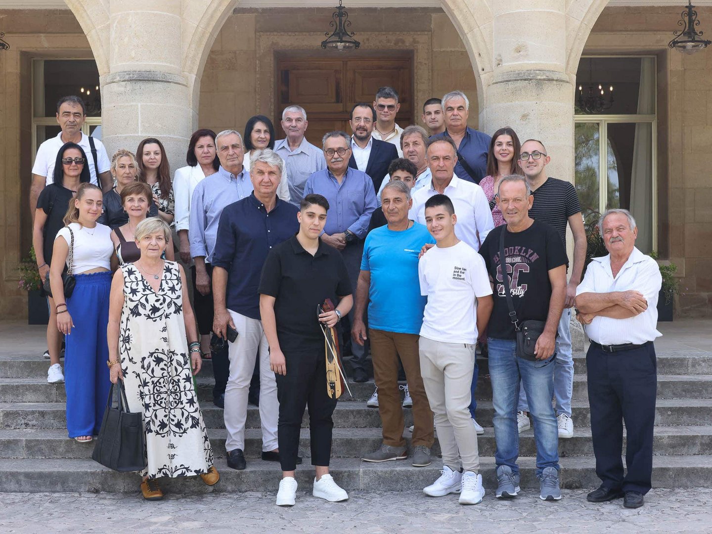 image Exiled Lysi mayor meets president and twin towns’ delegations