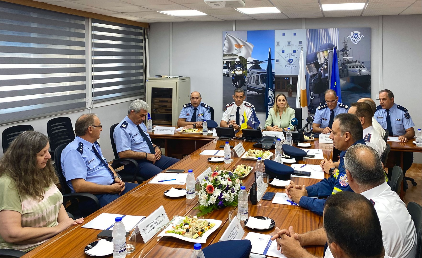 image Police and fire brigade sign memorandum of cooperation