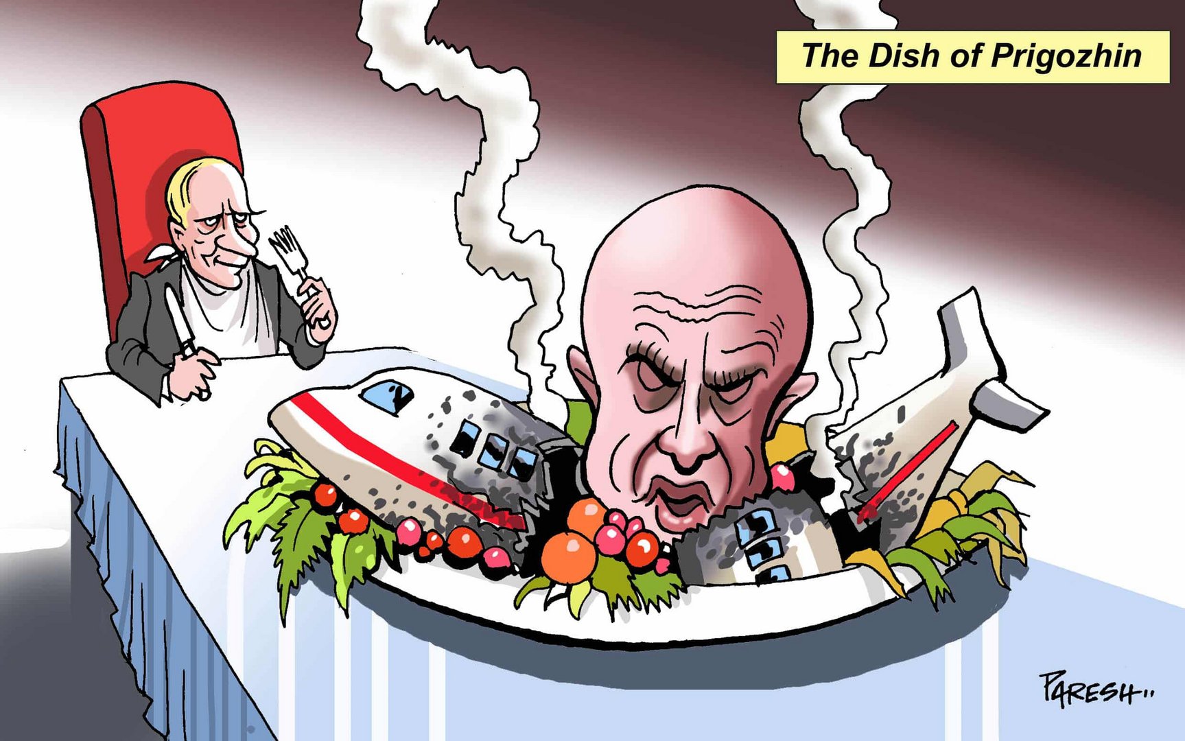putin dish of prigozhin