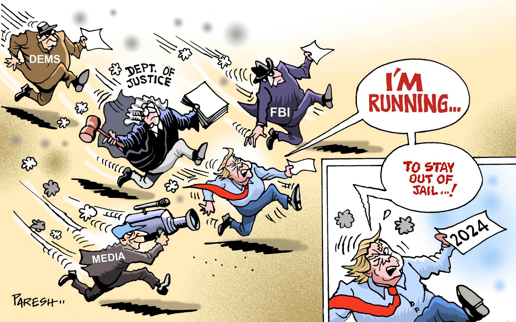 trump running