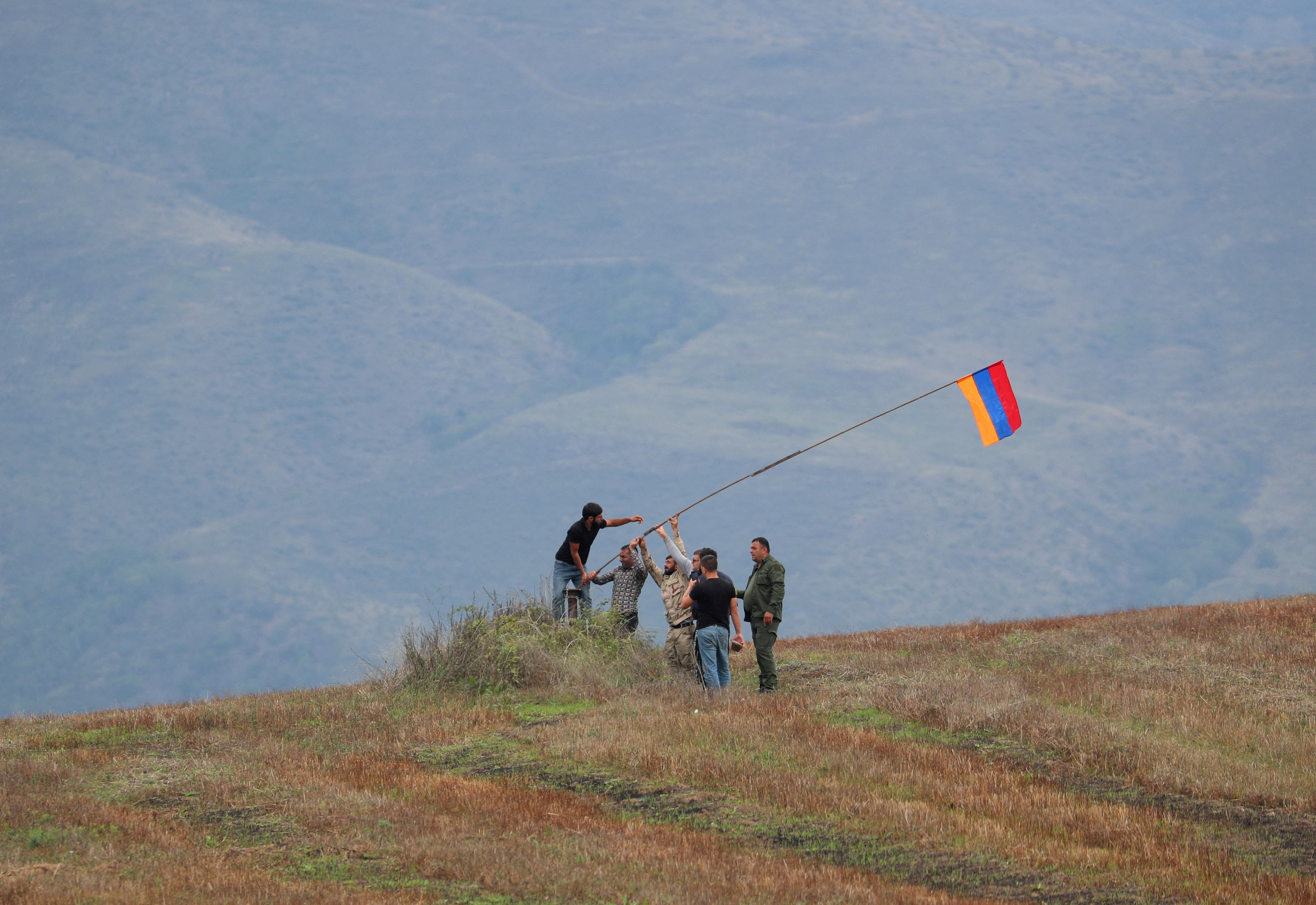 image Armenia says Azerbaijani forces killed one of its servicemen, Baku denies it