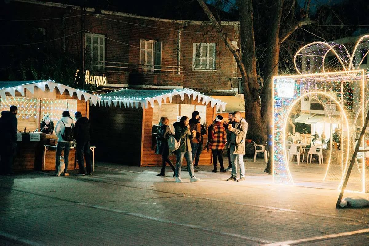 image Christmas villages prepare to open the season